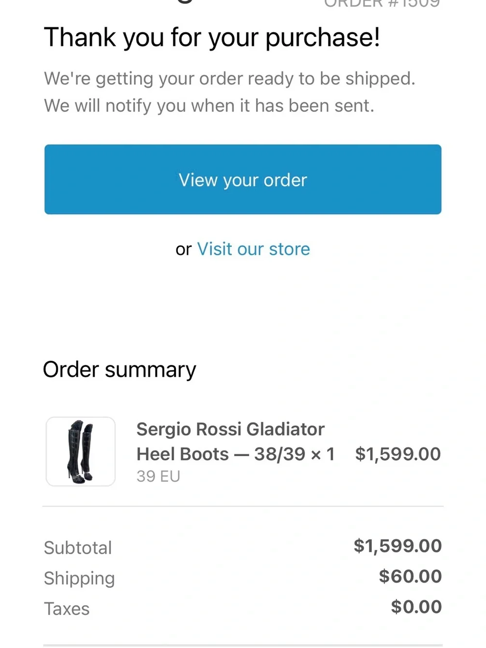 Sergio Rossi Gladiator Heel Boots — 38/39